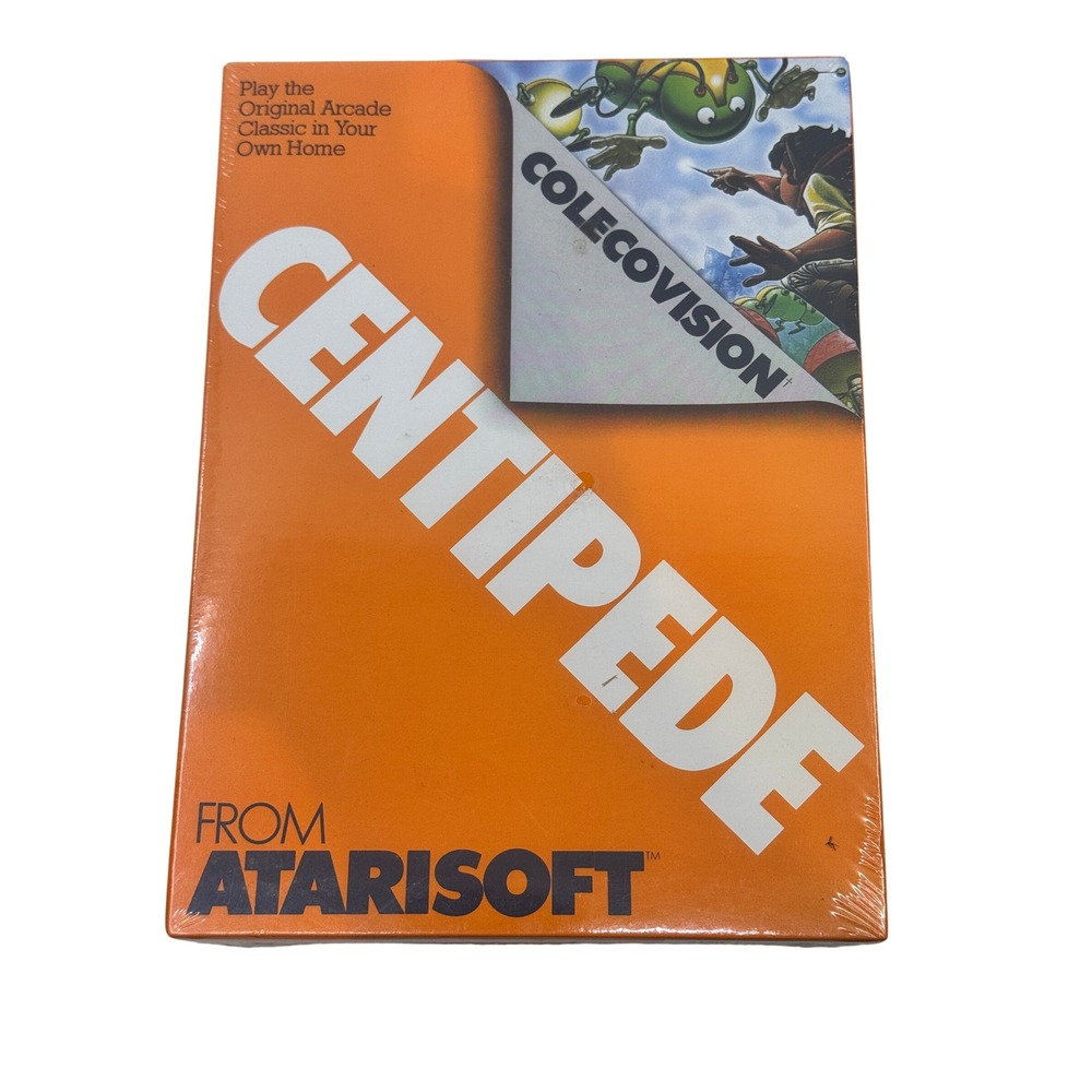 Centipede ColecoVision Atarisoft 1983 Vintage Video Game New Sealed Original Box